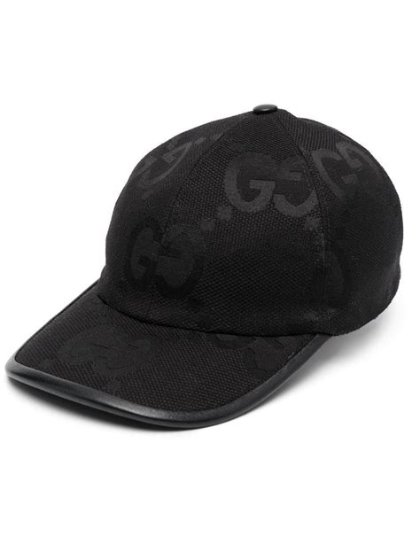 gucci cap jumbo schwarz|Gucci canvas baseball hat.